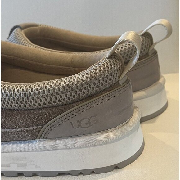 New UGG Tasman IOE Ceramic Taupe Leather Suede Shoes Sneakers - Picture 9 of 10